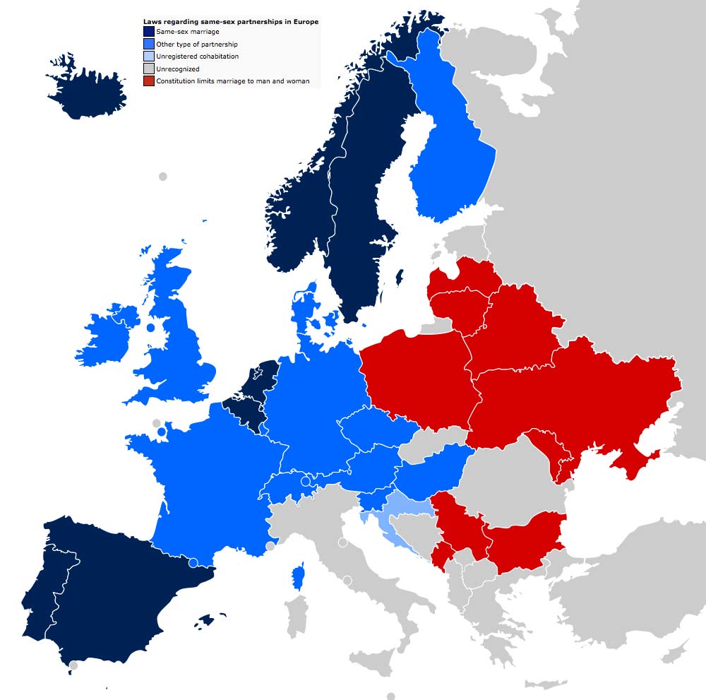 Gay Marriage In European Countries 87